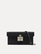 Oscar de la Renta Crystal Pavé Alibi Clutch