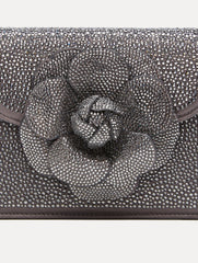 Oscar de la Renta Crystal Pavé Mini TRO Bag