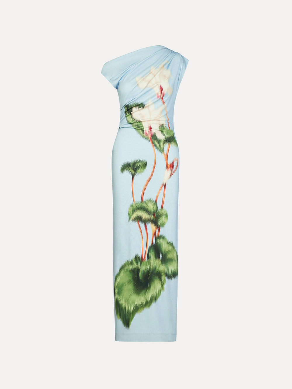 Oscar de la Renta Chiné Cyclamen Jersey Dress