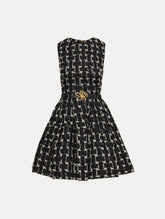 Oscar de la Renta Woven Denim Jacquard Mini Dress