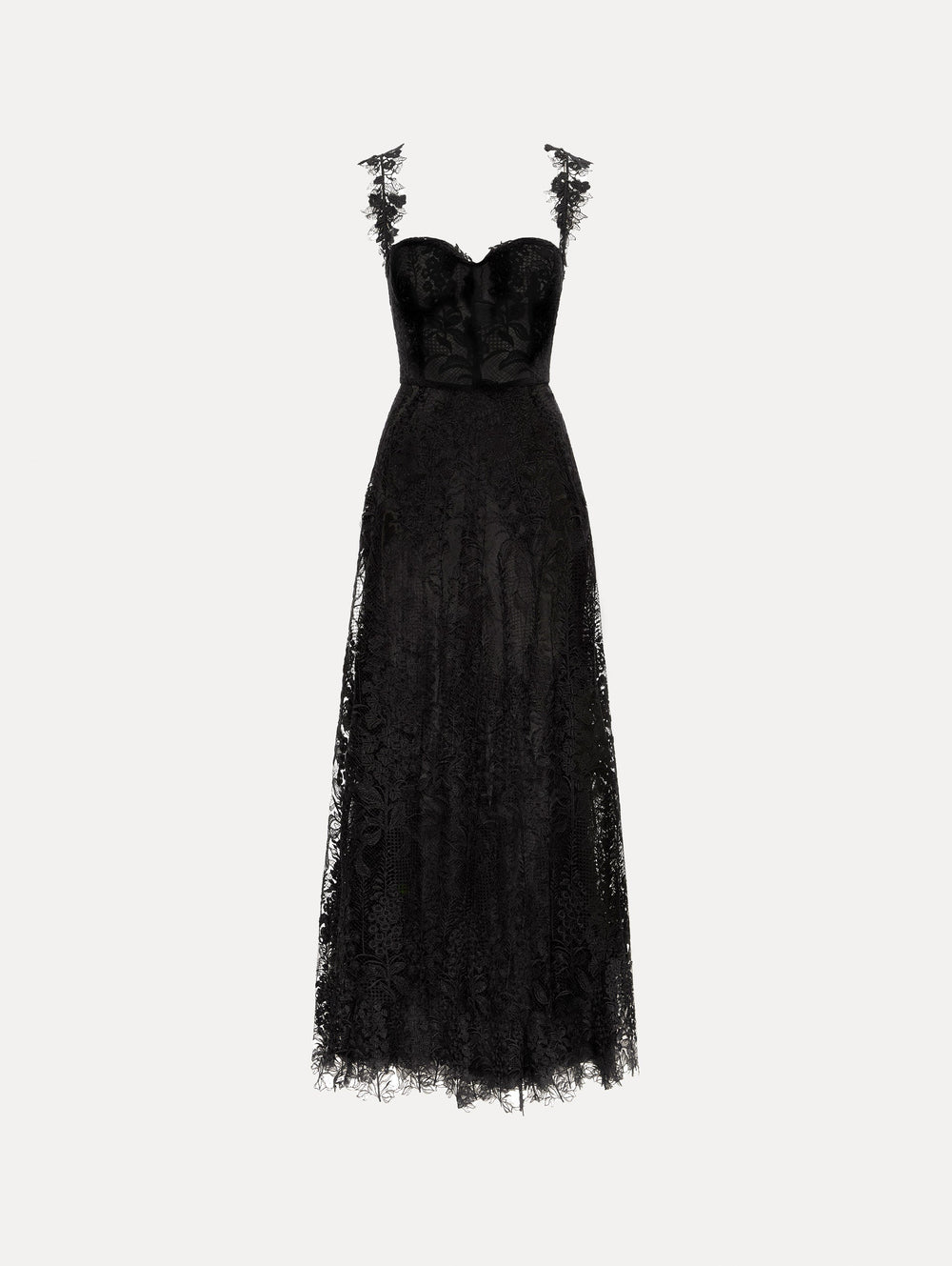 Oscar de la Renta Foxglove Guipure Cocktail Dress