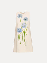 Oscar de la Renta Allium Wool Shift Dress