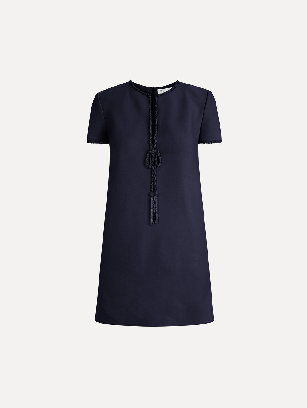 Oscar de la Renta Beaded Bow-Detail Shift Dress