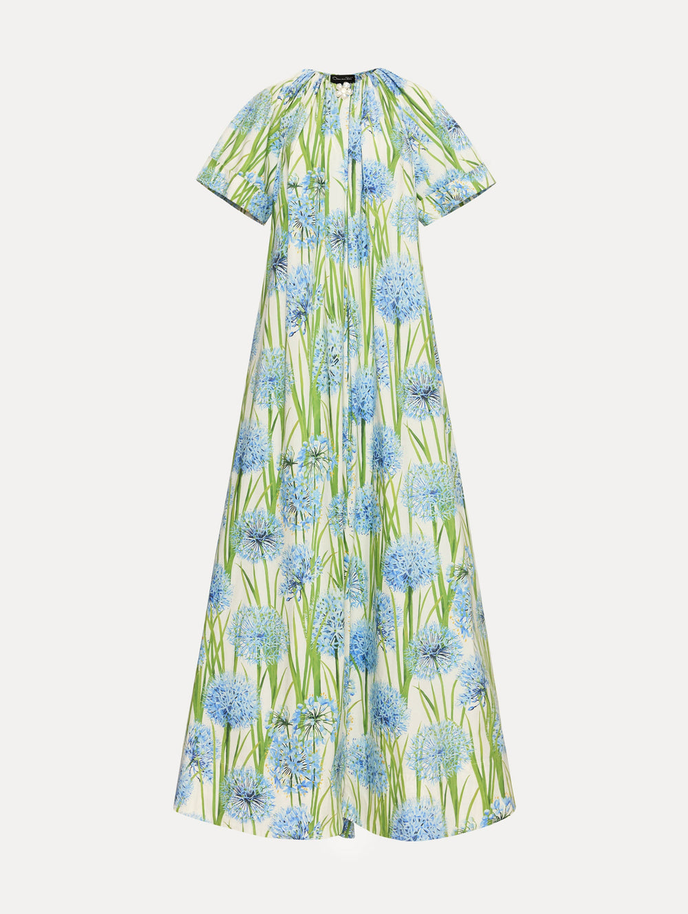 Oscar de la Renta Allium Cotton Poplin Caftan