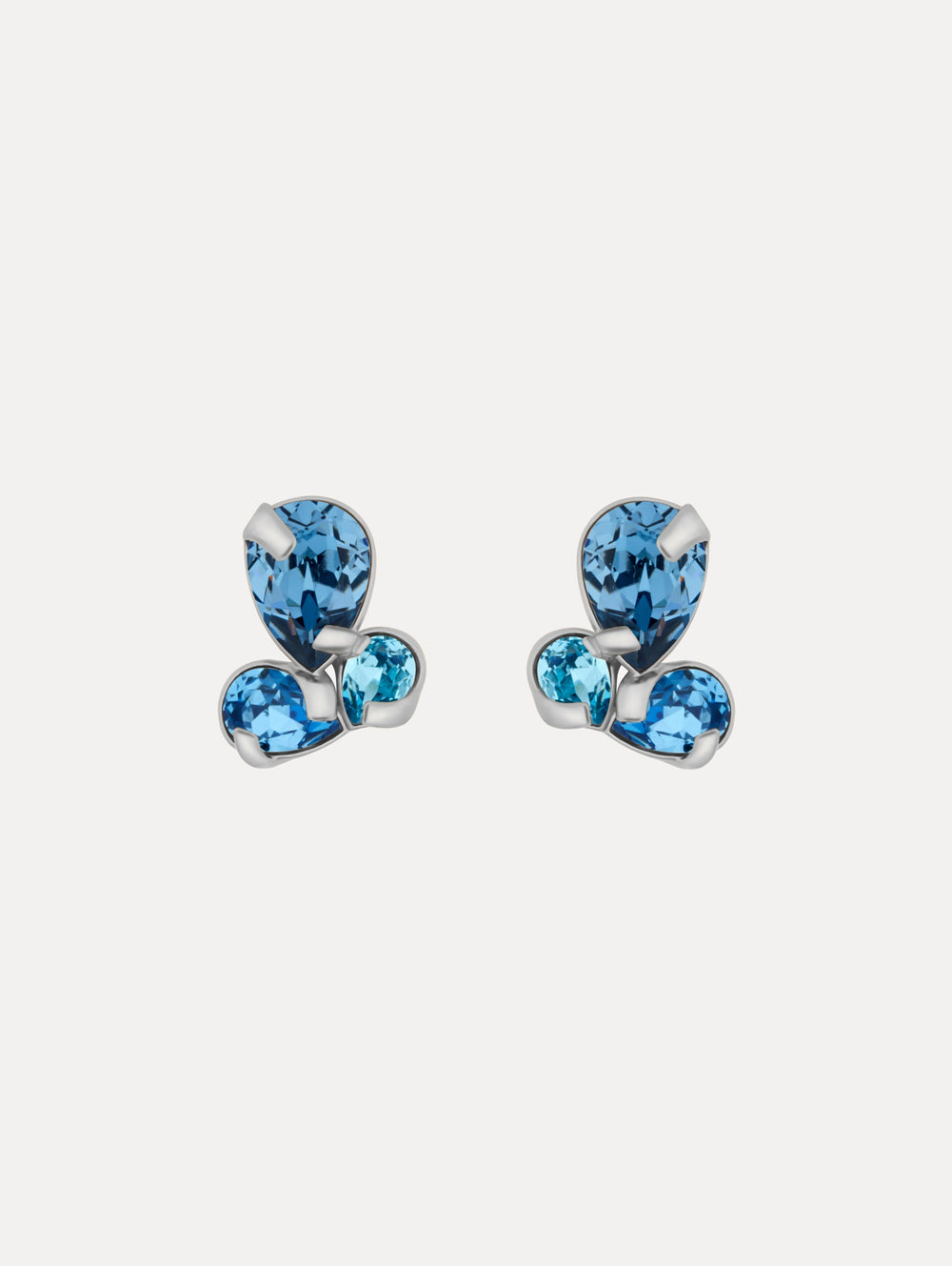 Oscar de la Renta Pear-Cut Cluster Earrings