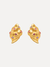 Oscar de la Renta Seashell Earrings
