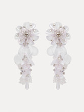 Oscar de la Renta Bouquet Drop Clip-On Earrings