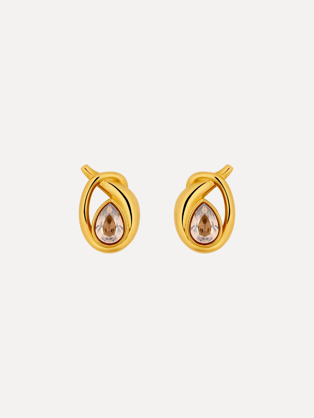 Oscar de la Renta Looped Teardrop Earrings
