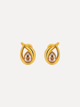 Oscar de la Renta Looped Teardrop Earrings