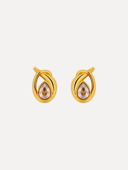 Oscar de la Renta Looped Teardrop Earrings