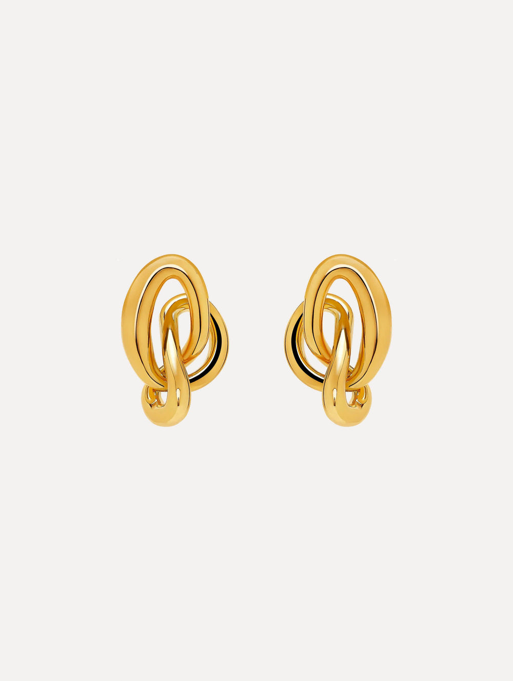 Oscar de la Renta O Knot Earrings