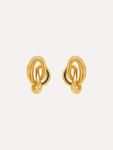 Oscar de la Renta O Knot Earrings
