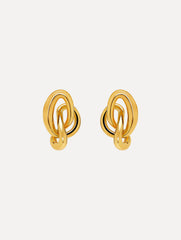 Oscar de la Renta O Knot Earrings