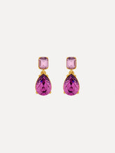 Oscar de la Renta Crystal Drop Earrings