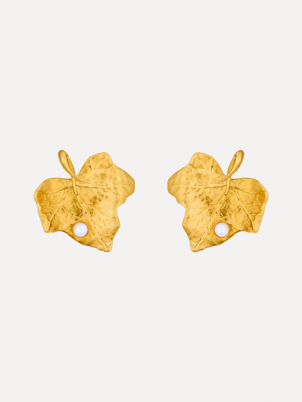 Oscar de la Renta Ivy Leaf Earrings