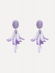 Oscar de la Renta Impatiens Clip-On Earrings
