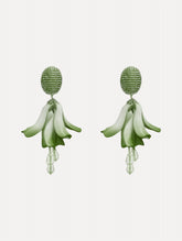Oscar de la Renta Impatiens Clip-On Earrings