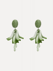 Oscar de la Renta Impatiens Clip-On Earrings