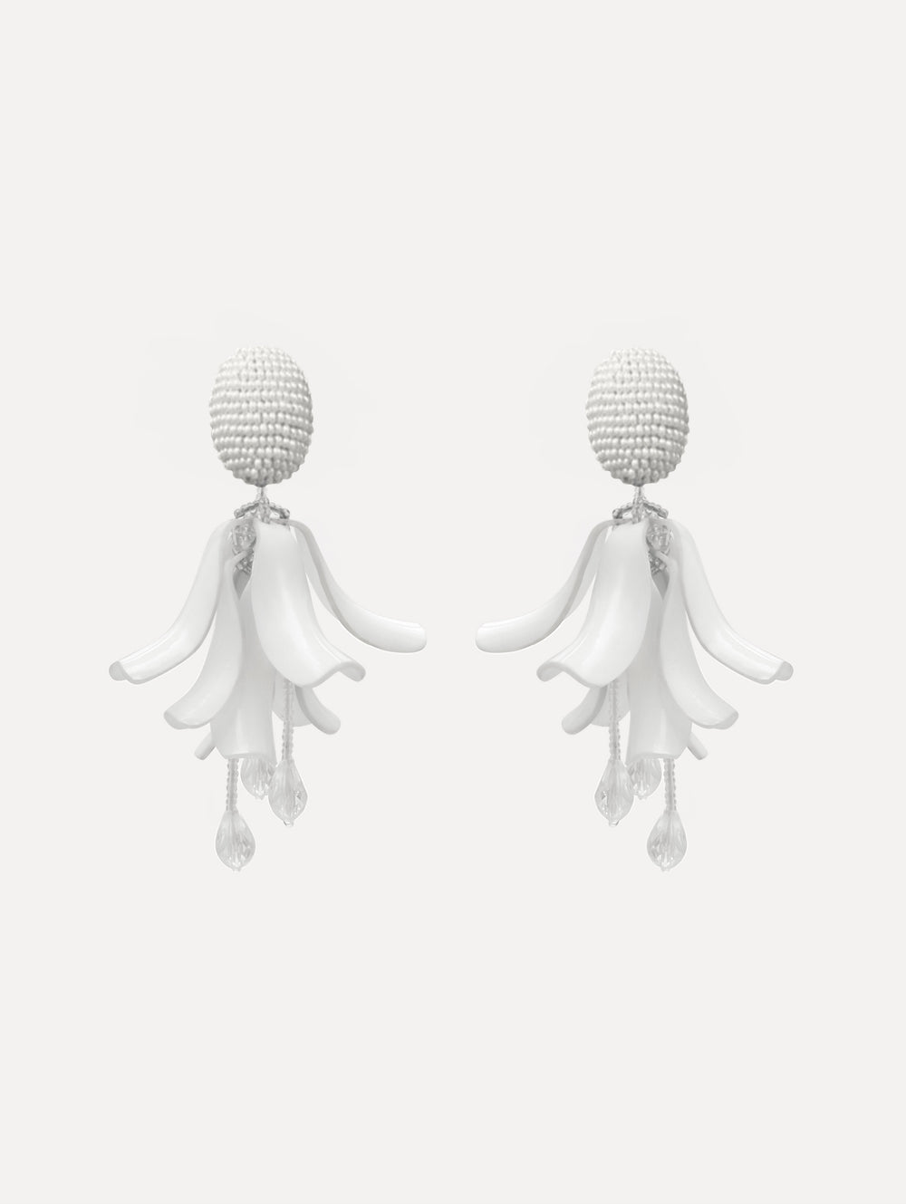Oscar de la Renta Impatiens Clip-On Earrings