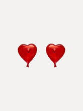 Oscar de la Renta Heart Balloon Earrings