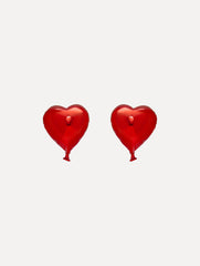 Oscar de la Renta Heart Balloon Earrings