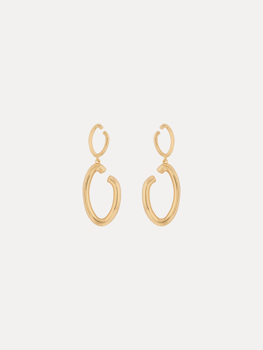 Oscar de la Renta O Drop Earrings