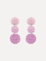 Oscar de la Renta Ombré Pompom Drop Clip-On Earrings