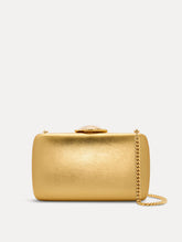 Oscar de la Renta O Metallic Minaudière