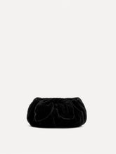 Oscar de la Renta Mini Velvet Bow Clutch
