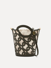 Oscar de la Renta Oscar Chain-Link Leather Tote