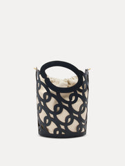 Oscar de la Renta Oscar Chain-Link Leather Tote
