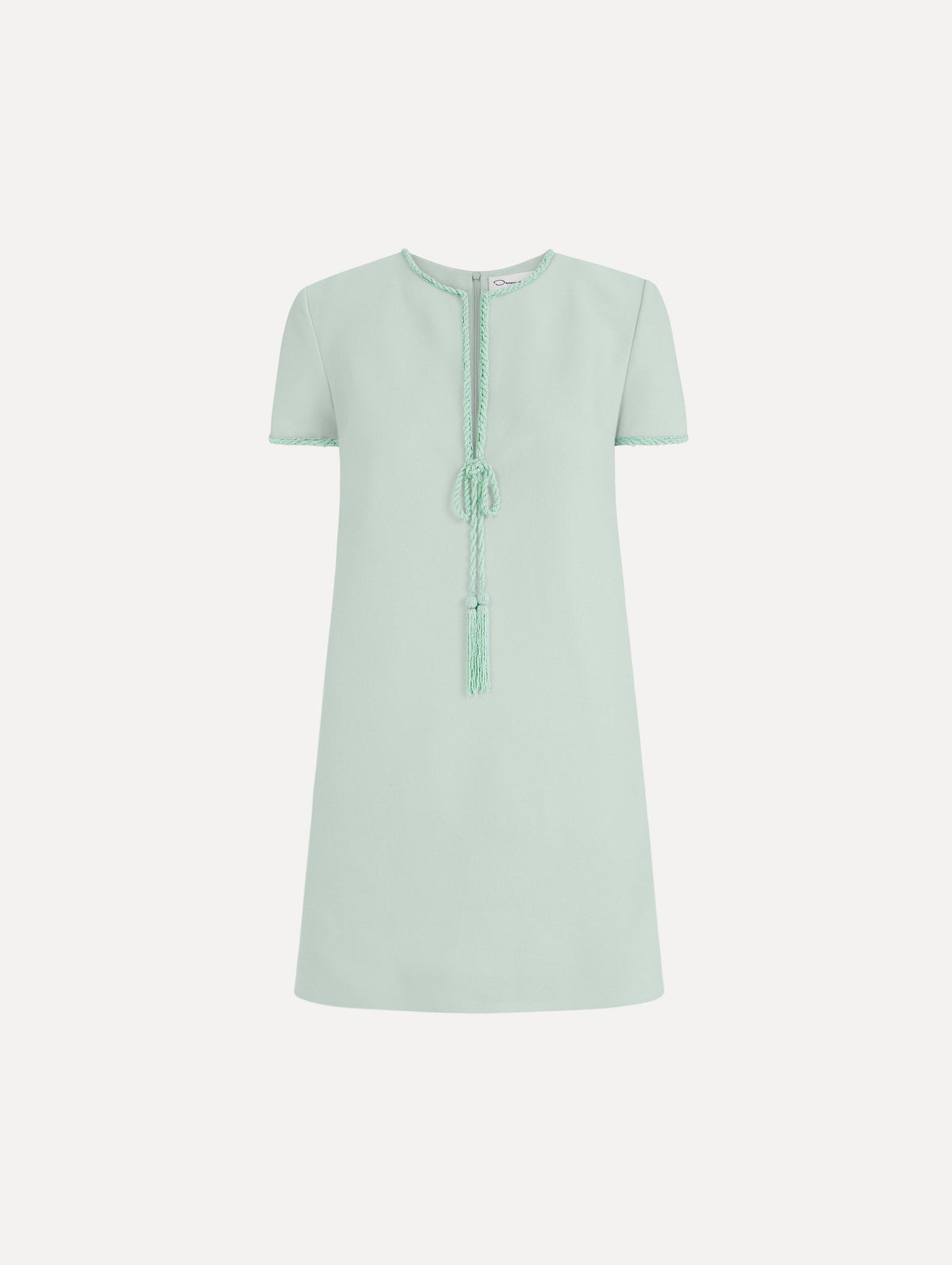 Oscar de la Renta Beaded Bow-Detail Shift Dress