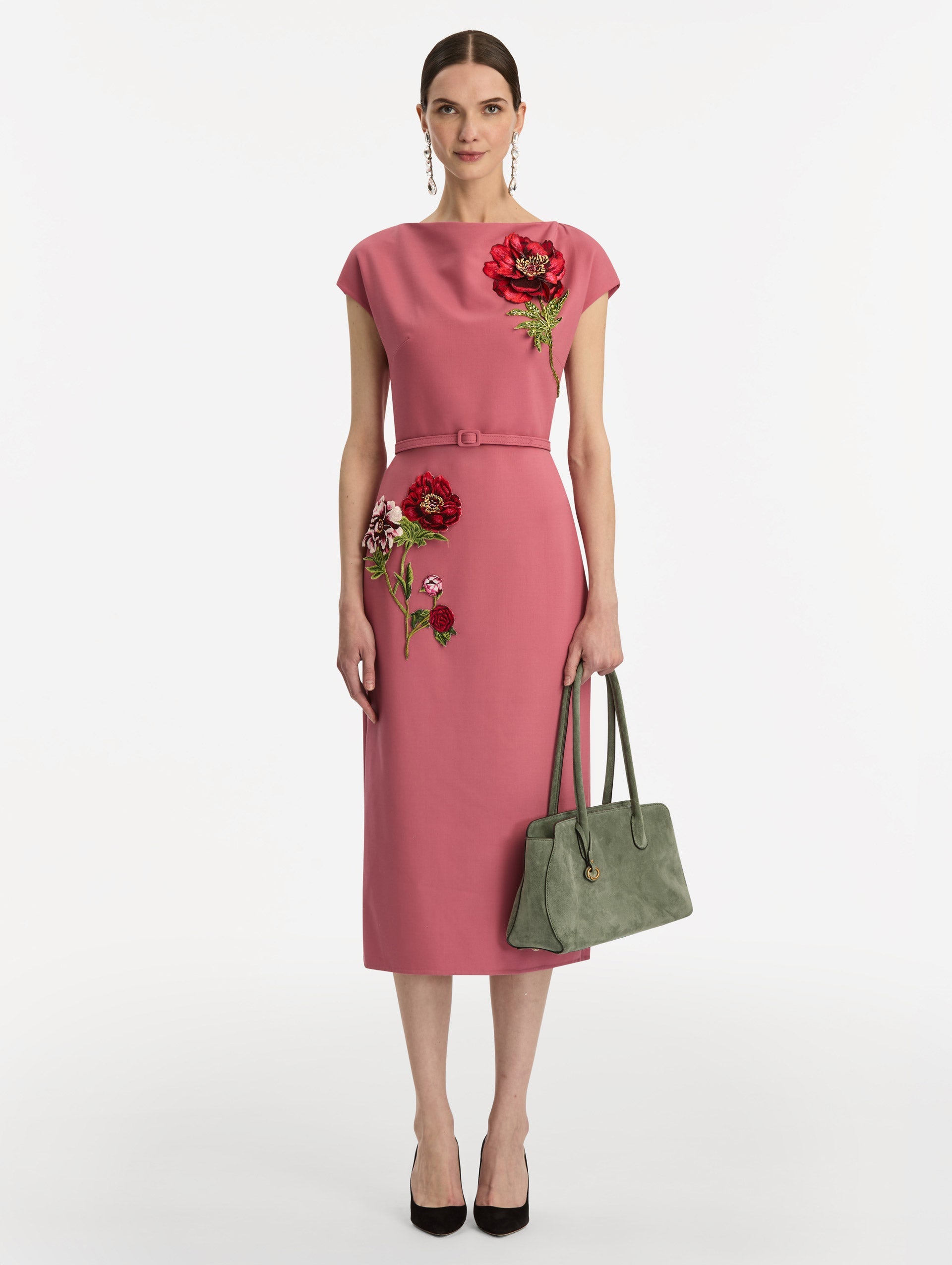 Oscar de la Renta The Aster in Suede