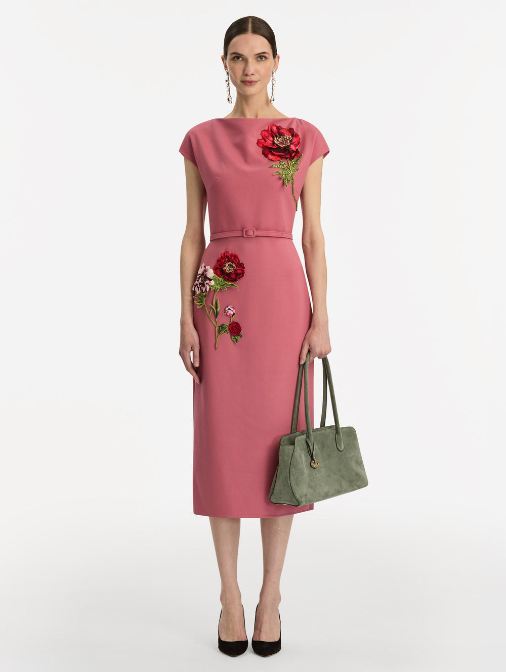 Oscar de la Renta The Aster in Suede