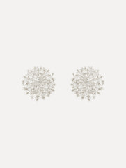 Oscar de la Renta Beaded Cluster Earrings