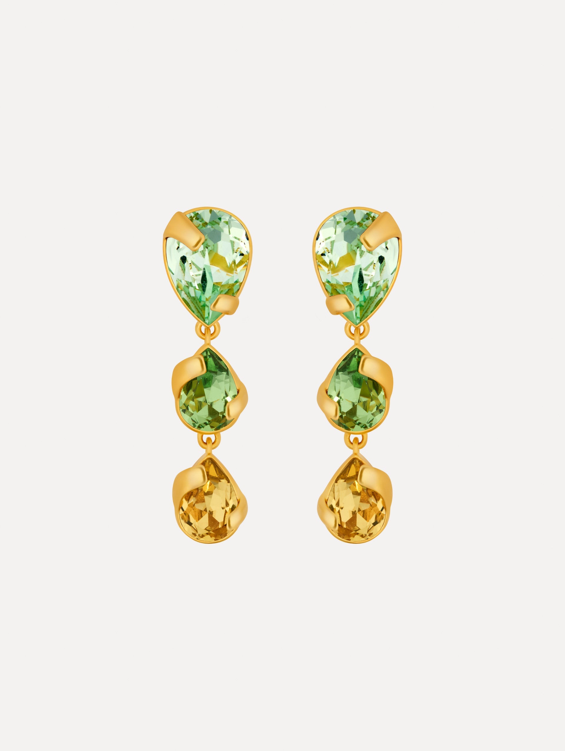 Oscar de la Renta Pear-Cut Drop Earrings