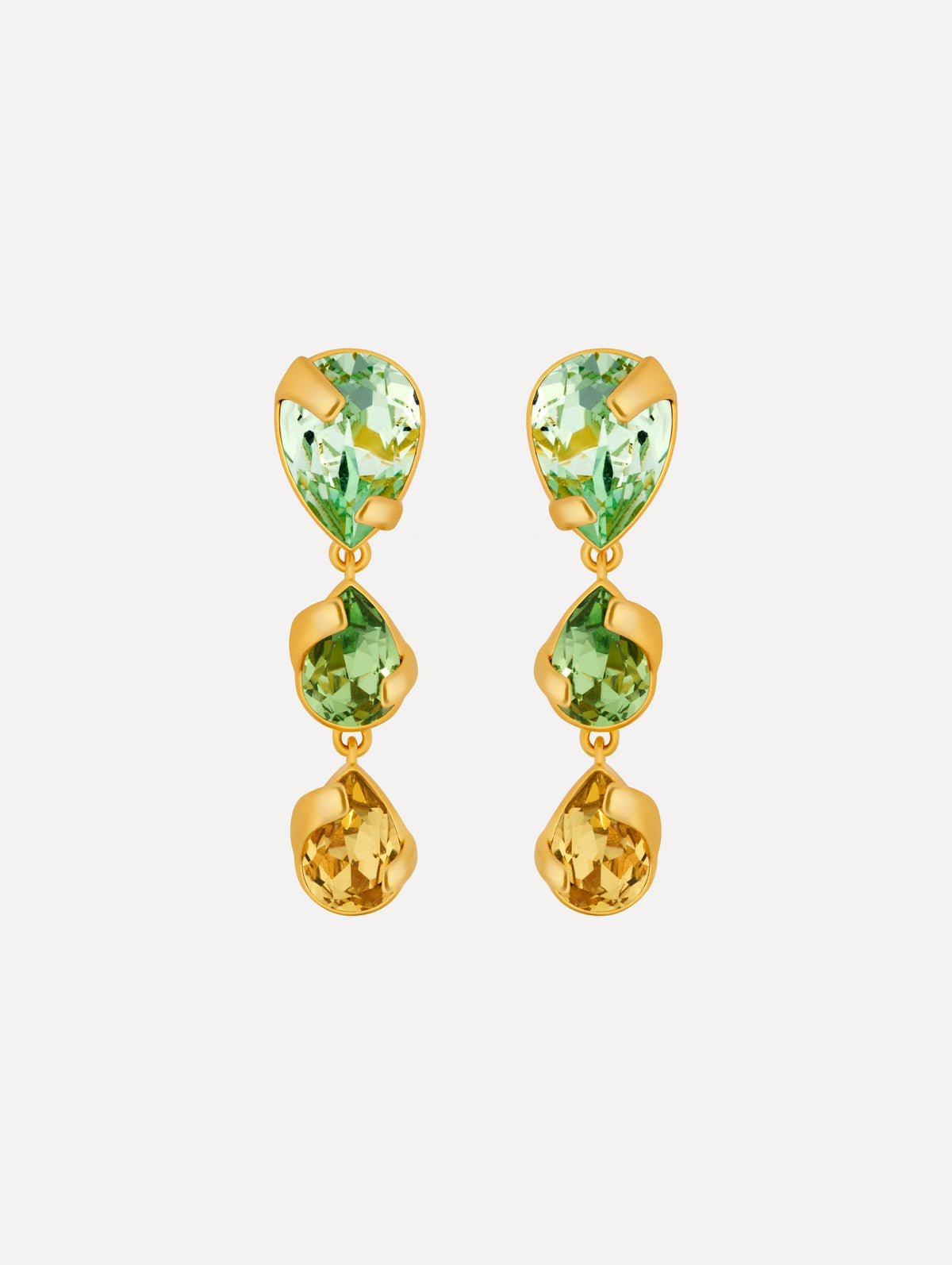 Oscar de la Renta Pear-Cut Drop Earrings