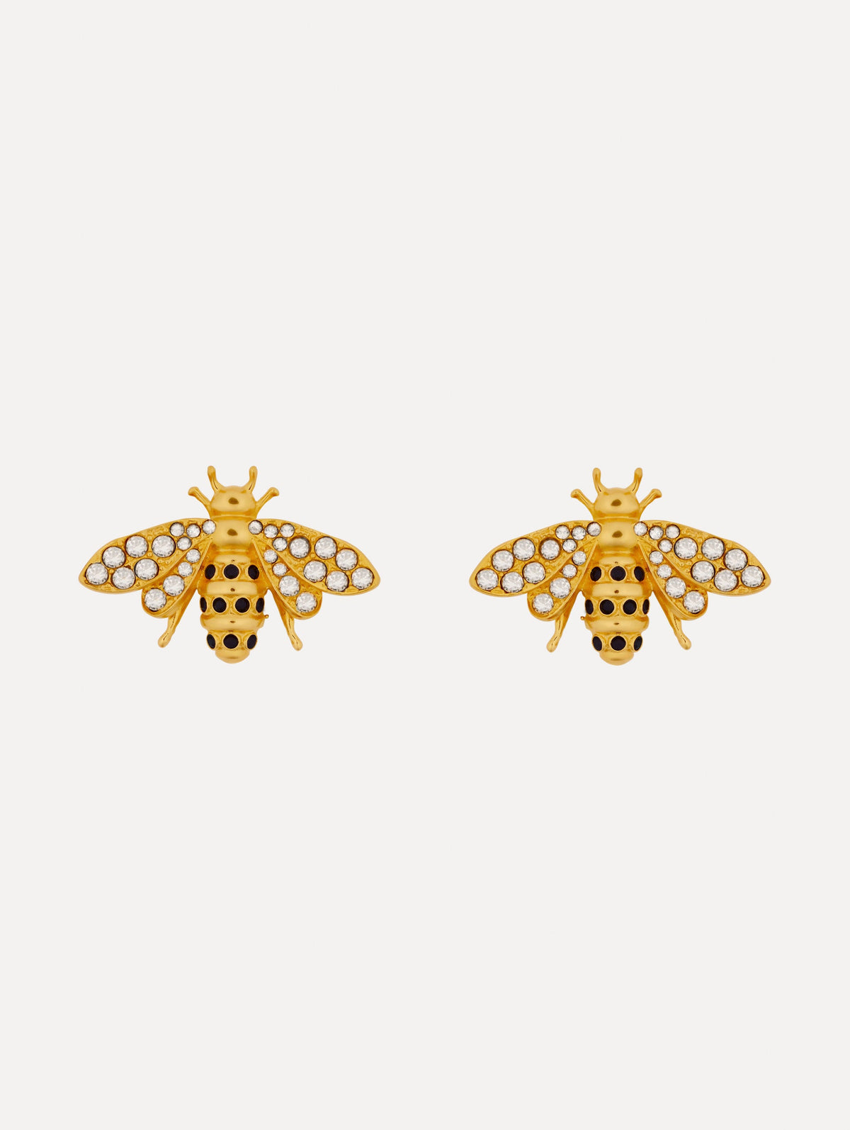 Oscar de la Renta Bee Clip-On Earrings