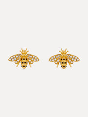 Oscar de la Renta Bee Clip-On Earrings