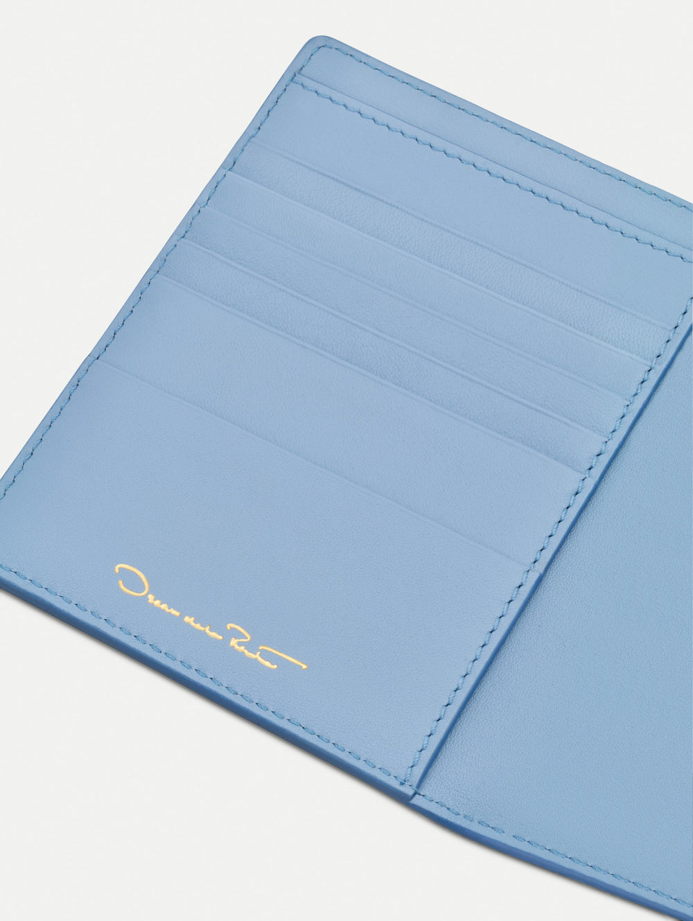 Oscar de la Renta Poppy-Printed Passport Cover
