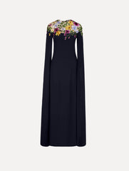 Oscar de la Renta Dominican Mixed-Floral Caftan