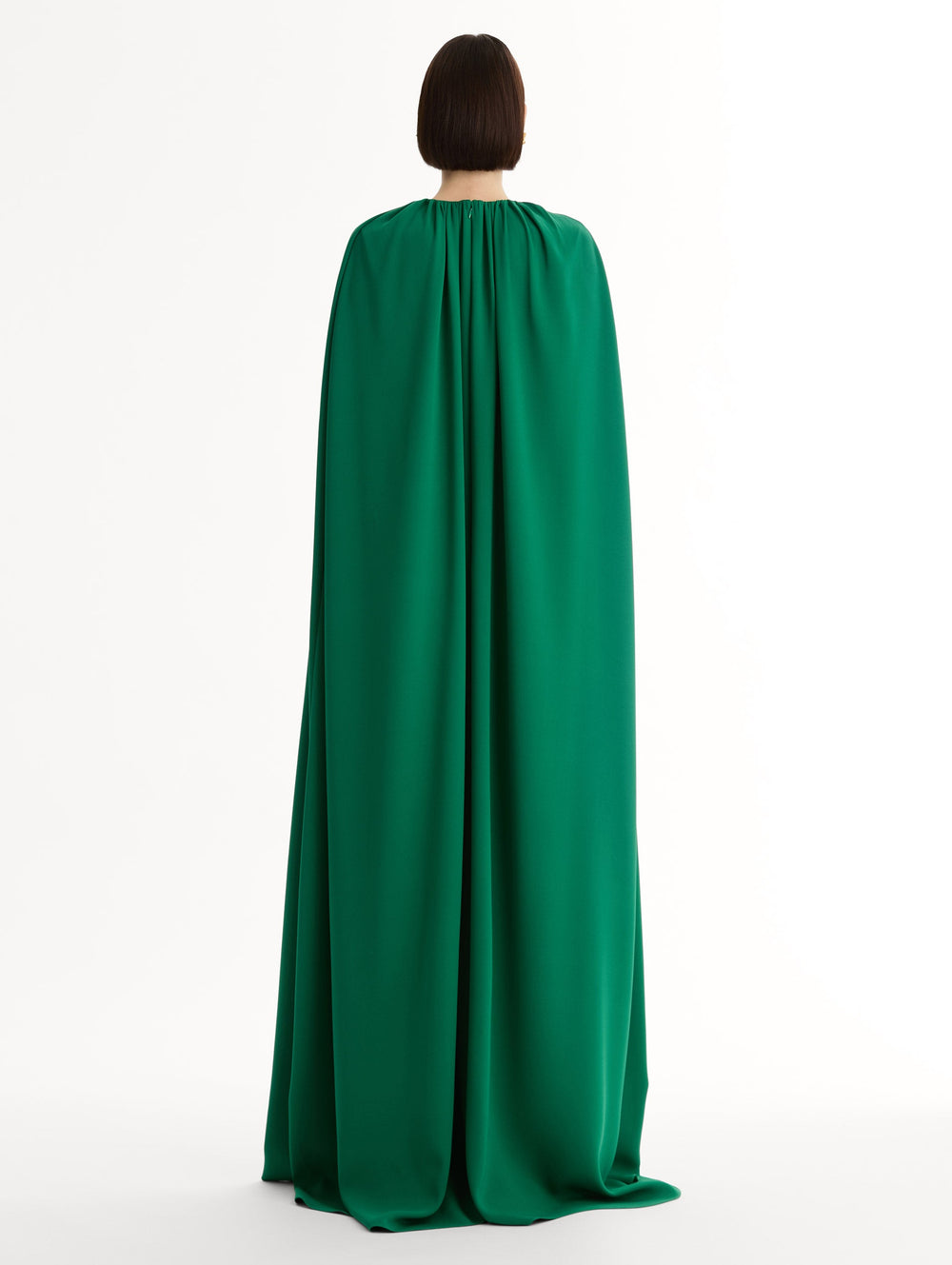Oscar de la Renta Cyclamen-Detailed Georgette Caftan