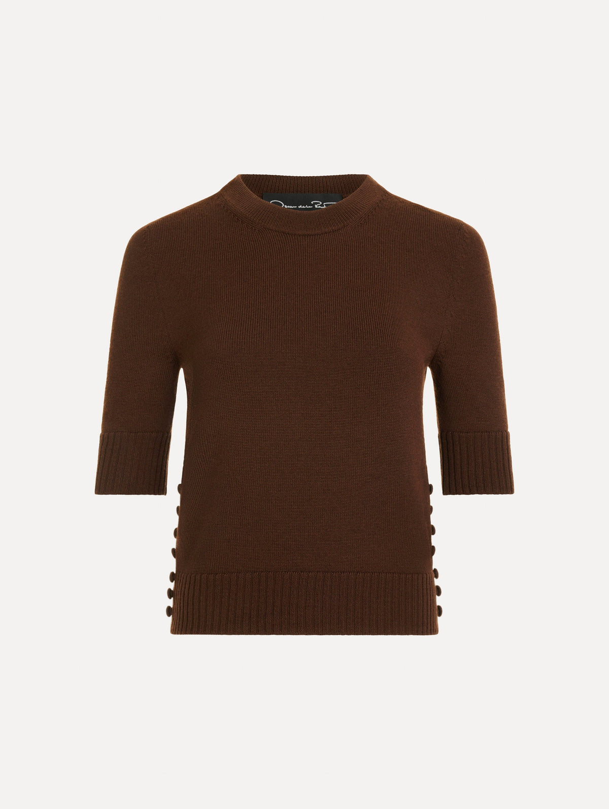 Oscar de la Renta Button-Detail Pullover
