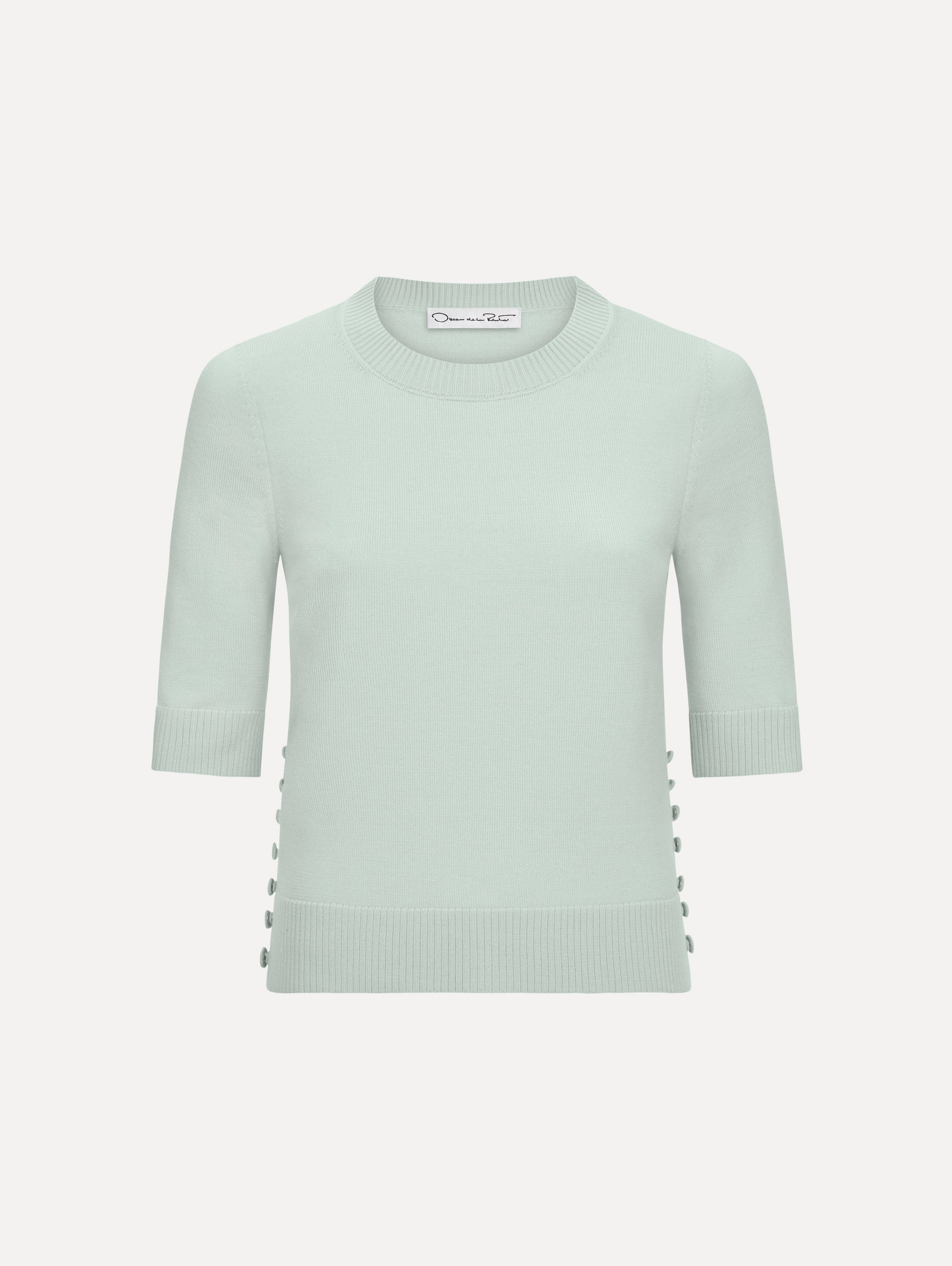 Oscar de la Renta Button-Detail Pullover