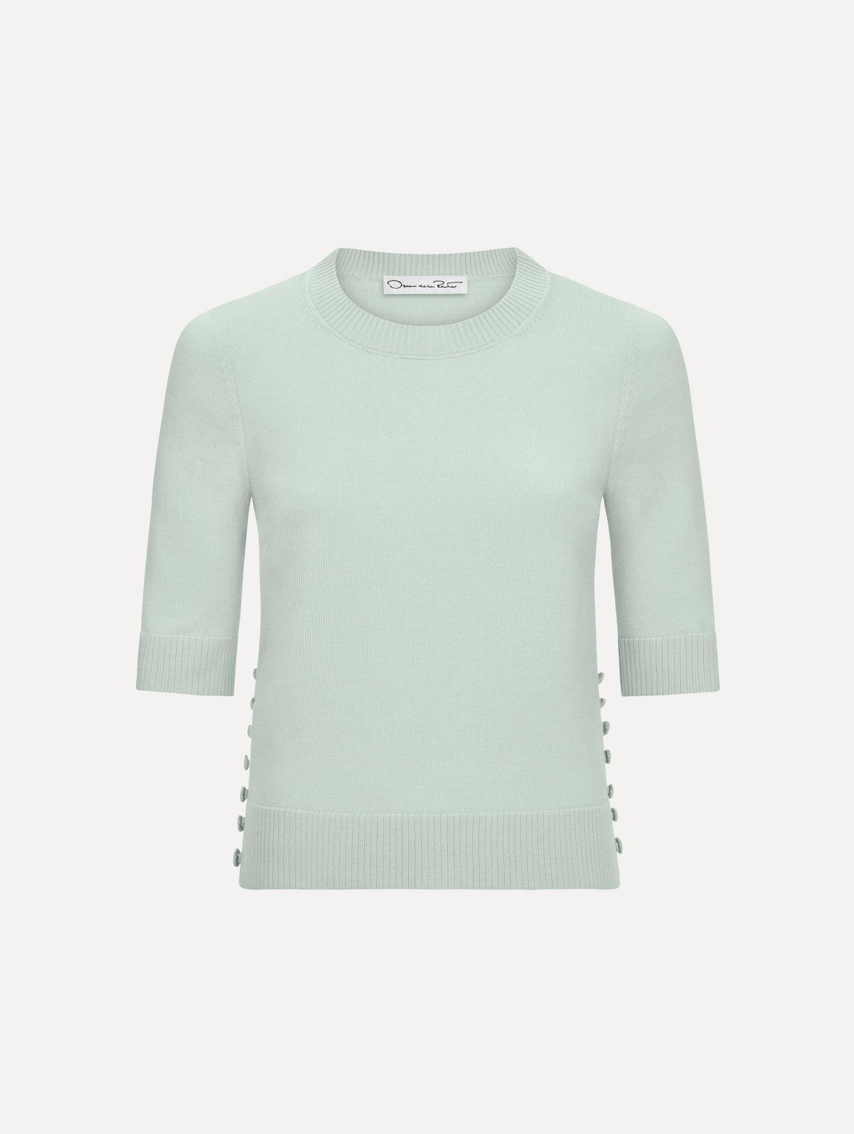 Oscar de la Renta Button-Detail Pullover