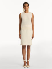 Oscar de la Renta Virgin Wool Tank