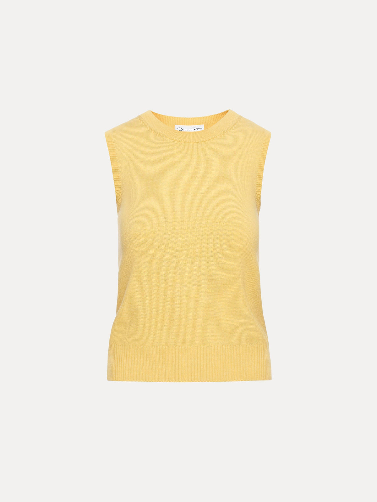 Oscar de la Renta Virgin Wool Tank