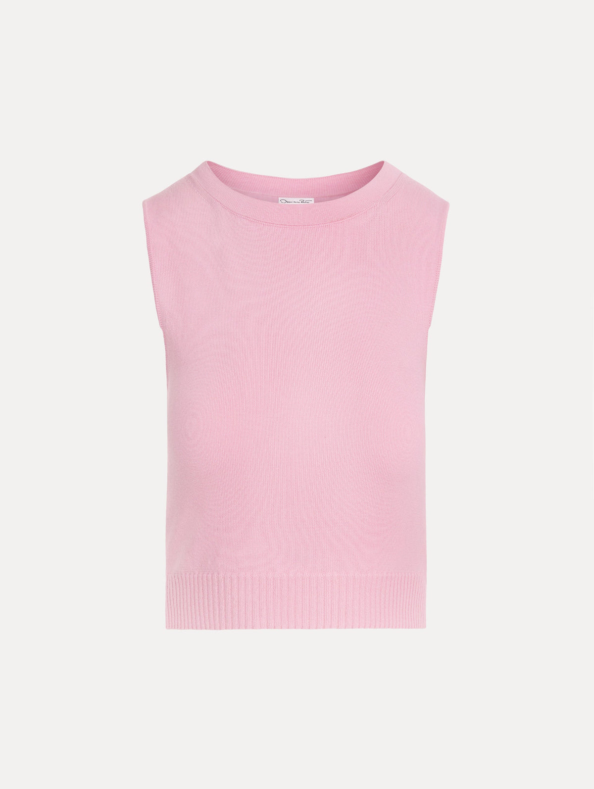 Oscar de la Renta Wool Cropped Tank