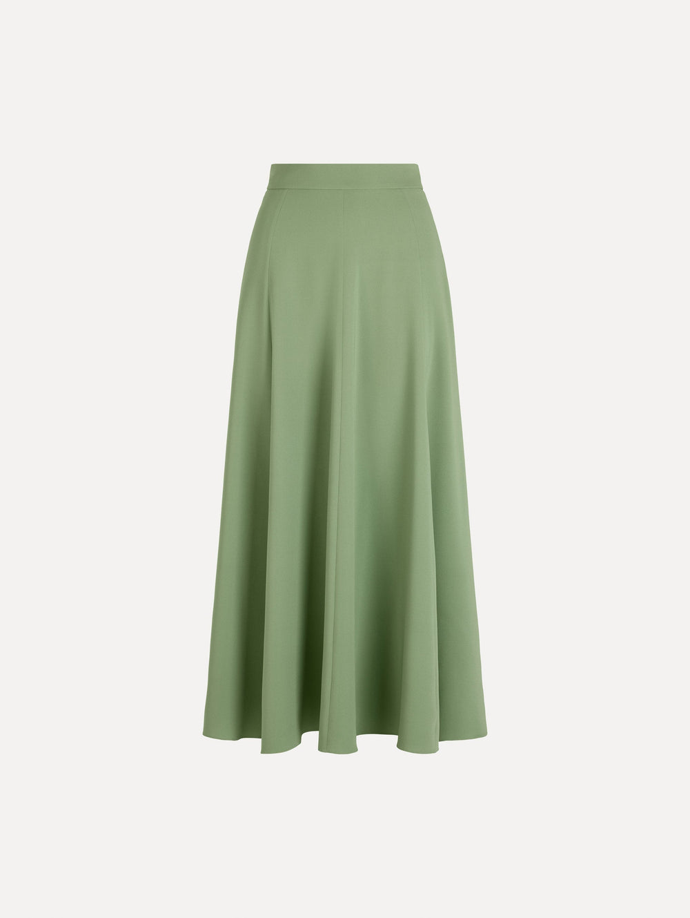 Oscar de la Renta Silk Georgette Midi Skirt