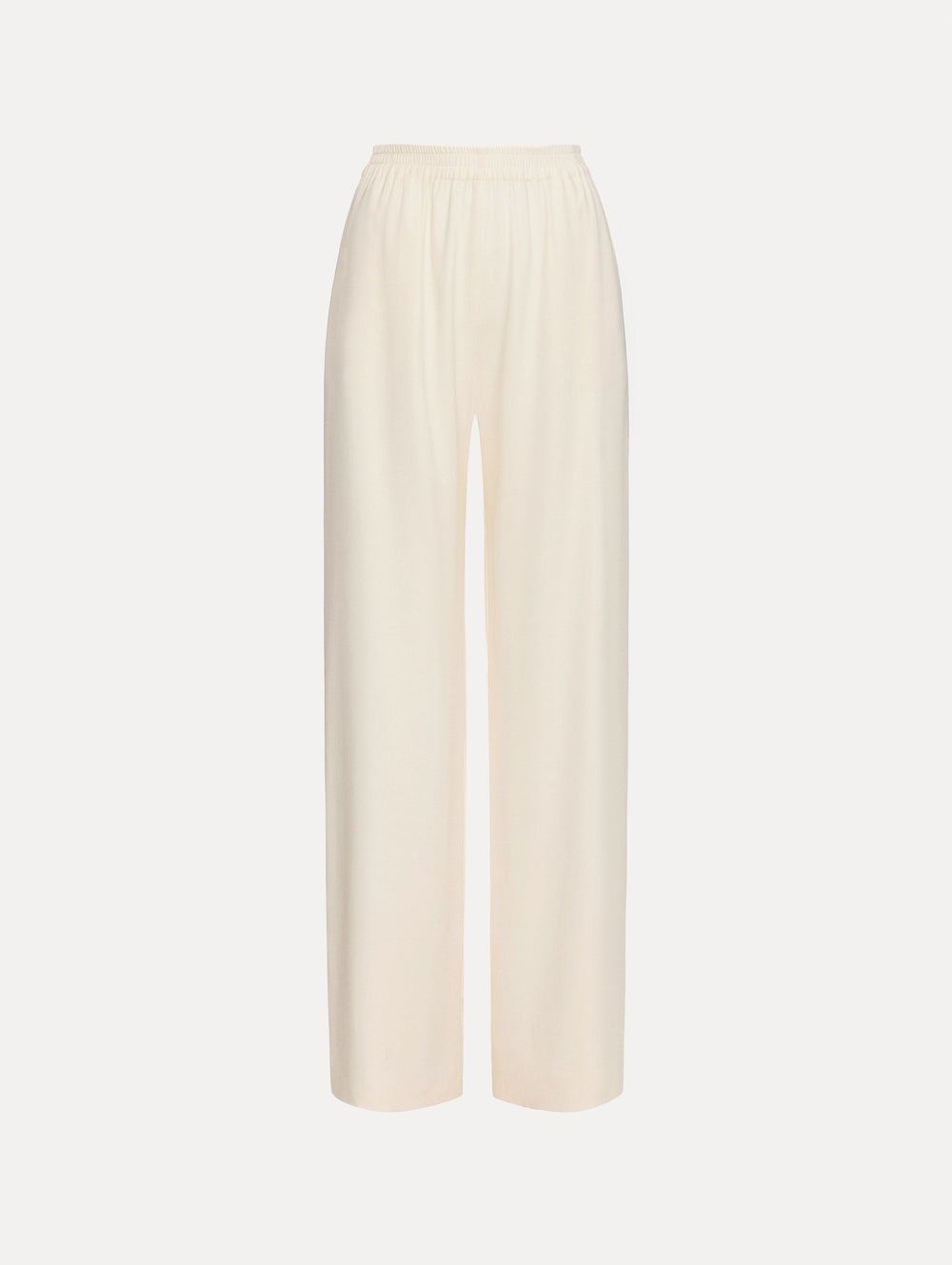 Oscar de la Renta Silk Georgette Wide Leg Pant